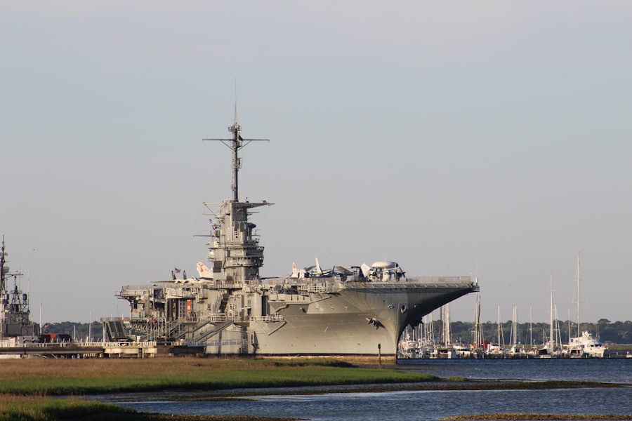 The USS Yorktown aircraft carrier at Patriots Point